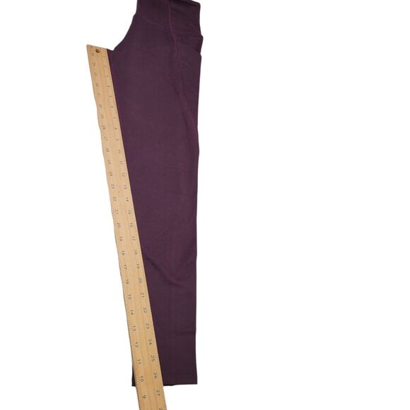 Core 10 Women All Day Comfort High-Waist Side-Pocket Yoga Legging Purple Small - Picture 12 of 13